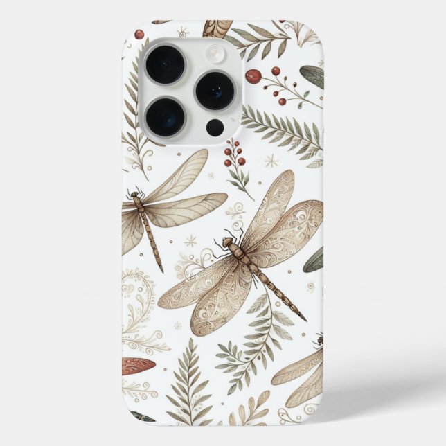 Coques Case-Mate iPhone Libellules d'esprit de fête (Verso)