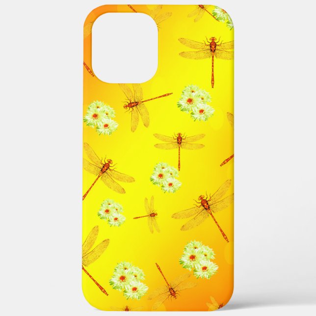 Coques Case-Mate iPhone Libellules Et Pâquerettes, (Verso)