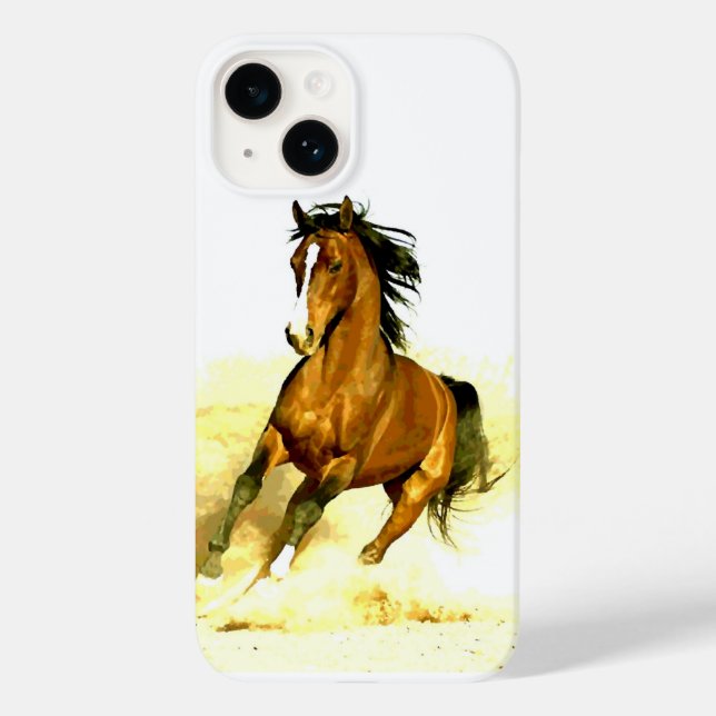 Coques Case-Mate iPhone Liberté - Cheval Coureur (Verso)