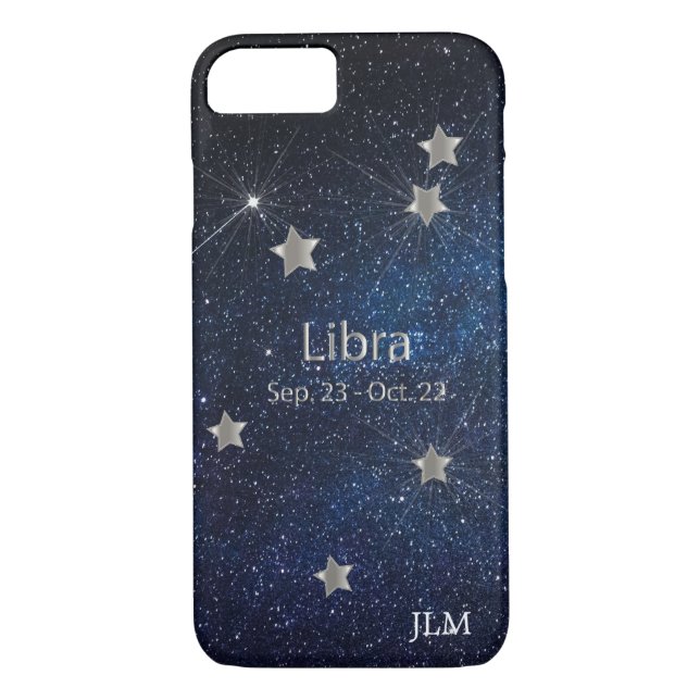Coques Case-Mate iPhone Libra - Symbole Zodiac Star (Dos)