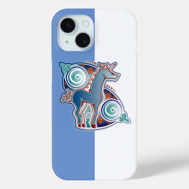 Coques Case-Mate iPhone Licorne celtique (Verso)