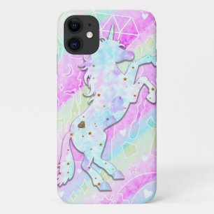 Case-Mate iPhone Case Licorne Magique Pastel Diamants Arc-en-ciel & Étoi