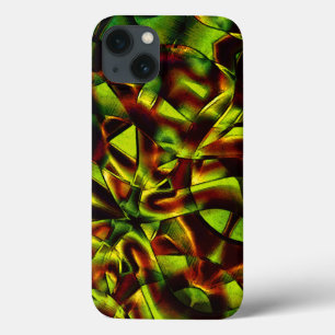 Case-Mate iPhone Case Liens déformés de rubans verts brûlés