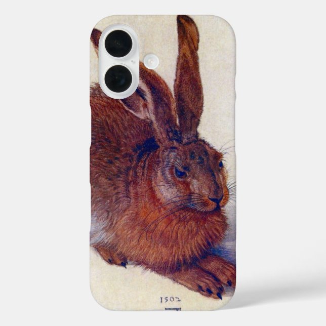Coques Case-Mate iPhone Lièvre jeune par Albrecht Durer, Art Renaissance (Verso)