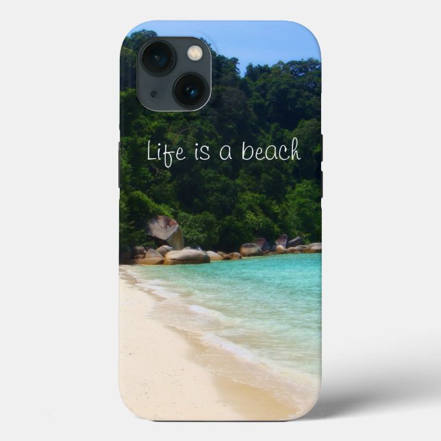 Coques Case-Mate iPhone Life is a Beach Case-Mate iPhone Case (Verso)
