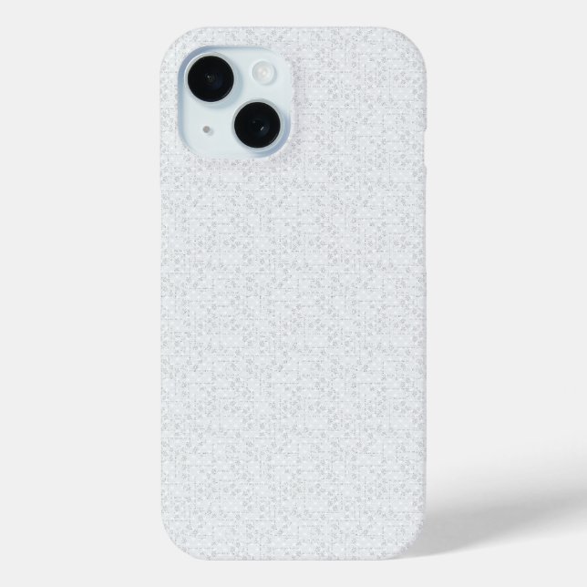 Coques Case-Mate iPhone Light Gray Geometric Floral |Modern Summer Pattern (Verso)
