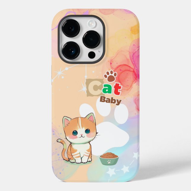 Coques Case-Mate iPhone Light orange anime (Verso)