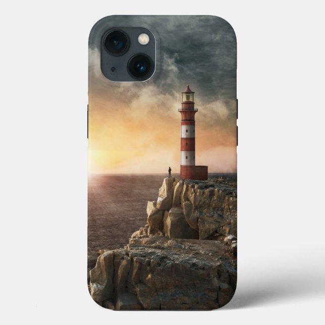 Coques Case-Mate iPhone Lighthouses | Red & White Lighthouse (Verso)