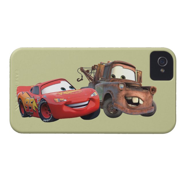 Coques Case-Mate iPhone Lightning McQueen et Mater (Dos Horizontal)