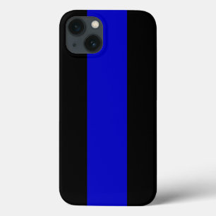 iPhone 13 Coque Ligne bleue mince