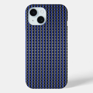 Coque Pour iPhone 15 Ligne bleue mince de la police
