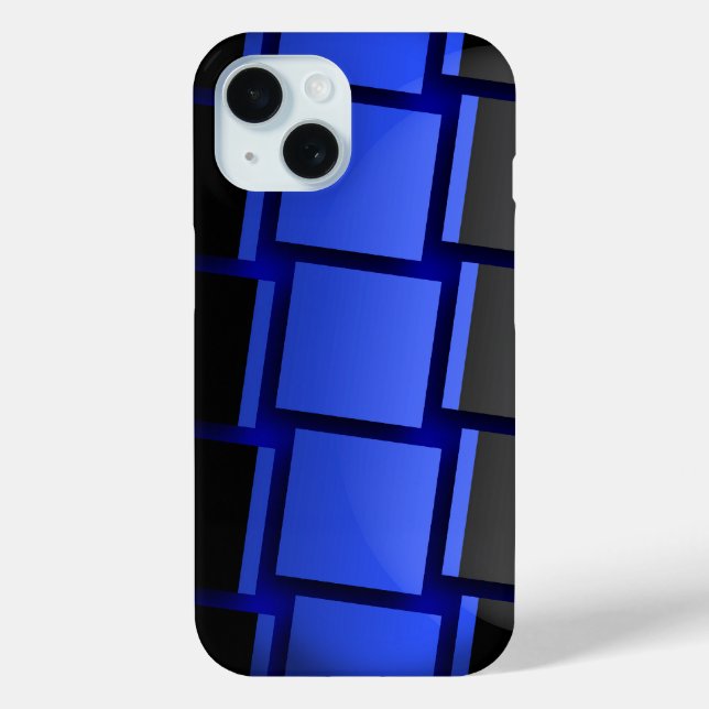 Coques Case-Mate iPhone Ligne bleue mince de la police (Verso)