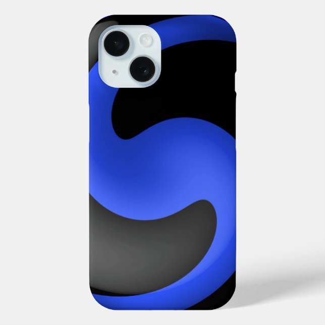 Coques Case-Mate iPhone Ligne bleue mince de la police (Verso)