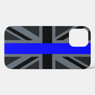 Etui iPhone Case-Mate Ligne bleue mince Union Jack