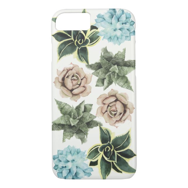 Coques Case-Mate iPhone Ligne de succulents (Dos)