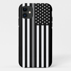 Case-Mate iPhone Case Ligne grise mince drapeau correctionnel de