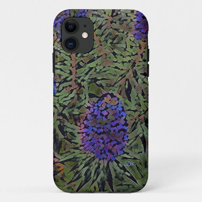 Coques Case-Mate iPhone Lignes de Lavender (Dos)