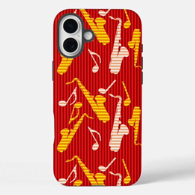 Coques Case-Mate iPhone Lignes de saxophone (Verso)