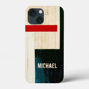 Case-Mate iPhone Case Lignes et marques de plancher en bois rustique