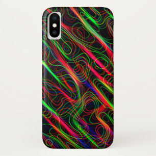 Coque Case-Mate Pour iPhone Lignes multicolores néon