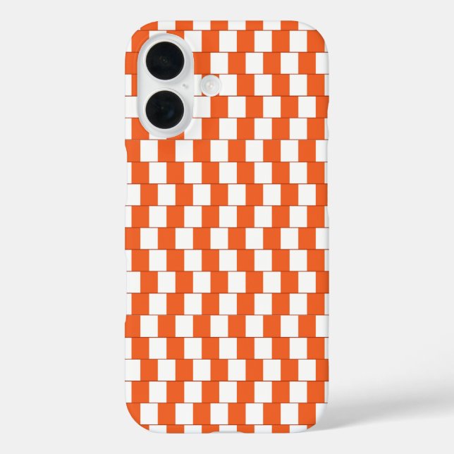 Coques Case-Mate iPhone Lignes Orange déroutantes (Verso)