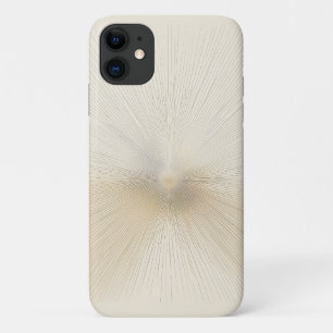 Case-Mate iPhone Case Lignes Radiales Dorées Minimalistes Modernes - Élé
