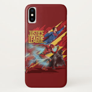 Coques Pour iPhone Ligue de Justice   Badge Superman, Flash et Batman