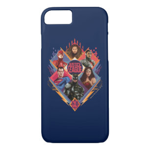 Coque Case-Mate Pour iPhone Ligue de Justice   Insigne du groupe de hachures d