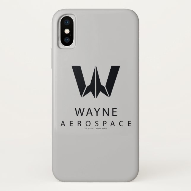 Coques Case-Mate iPhone Ligue de Justice | Logo Wayne Aerospace (Dos)