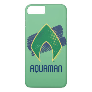Etui iPhone Case-Mate Ligue de Justice   Symbole Aquaman à demi-teintes 