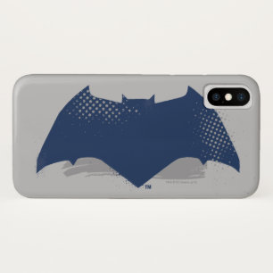 Etui iPhone Case-Mate Ligue de Justice   Symbole Batman de brosse et dem