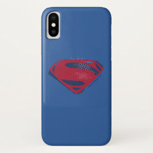 Coques Pour iPhone Ligue de Justice Symbole Superman brosse et demi