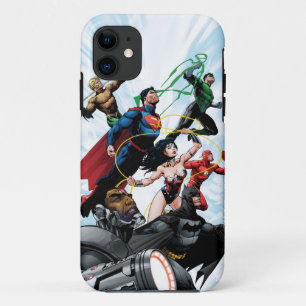 Coque iPhone 11 Ligue de la justice - Groupe 1