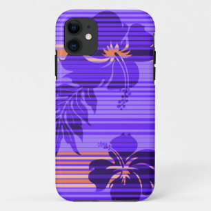 Lihue Hibiscus Stripe Hawaiian iPhone 5 Coques