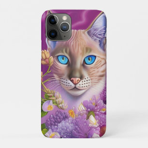 Case-Mate iPhone Case Lilac Lynx pointe Chat siamois dans le violet