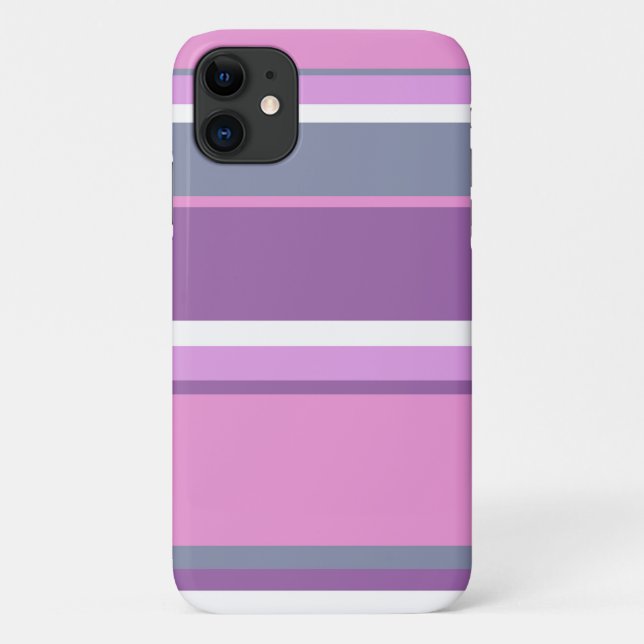 Coques Case-Mate iPhone Lilac rayures (Dos)