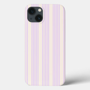 Case-Mate iPhone Case Lilac violet et beige cinq bandes motif