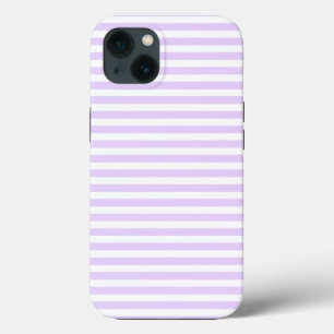 Case-Mate iPhone Case Lilac violet et blanc bonbons rayures