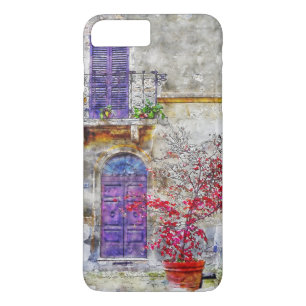 Case-Mate iPhone Case Lilac Violet Porte Jardin Balcon Dessin Peinture