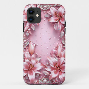 Case-Mate iPhone Case Lilies roses délicates