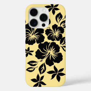Coques iPhone 16 Pro Lilikoi Hibiscus Hawaiian Floral clair Jaune clair
