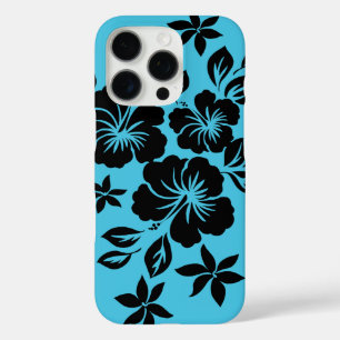 Coques iPhone 16 Pro Lilikoi Hibiscus Hawaiian Floral Turquoise