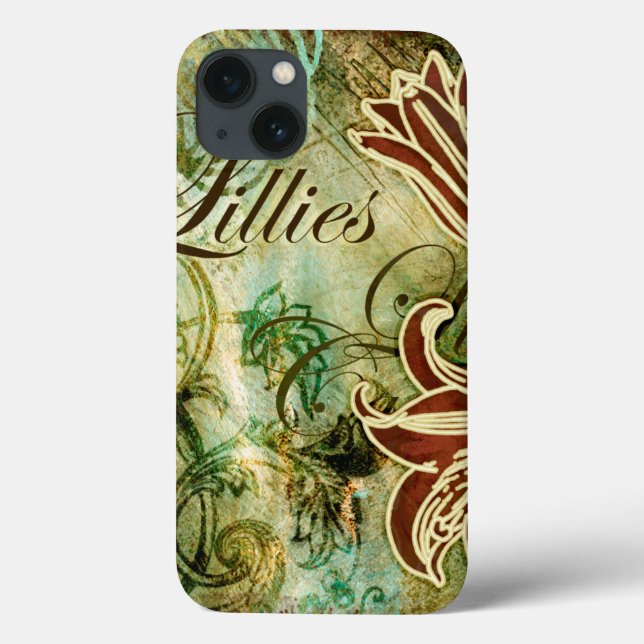 Coques Case-Mate iPhone Lillies (Verso)