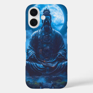 Coque Pour iPhone 16 L'illumination en bleu