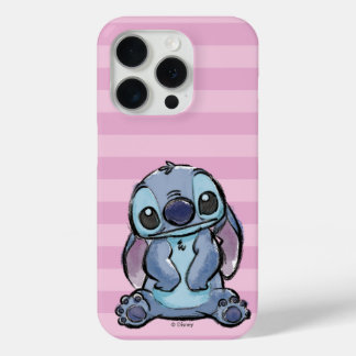 Coque iPhone 15 Pro Lilo & Stich | Esquisse de point