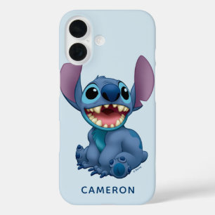 Coque Pour iPhone 16 Lilo & Stitch personnalisés excités