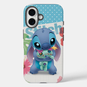 Coques iPhone 16 Lilo & Stitch   Stitch & Scrump