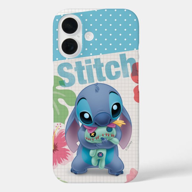Coques Case-Mate iPhone Lilo & Stitch | Stitch & Scrump (Verso)