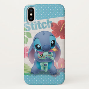 Coque iPhone X Lilo & Stitch   Stitch & Scrump