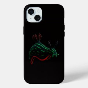 Coque iPhone 15 Mini Limace de mer néon Black 4 Luxe iPhone 15 Plus